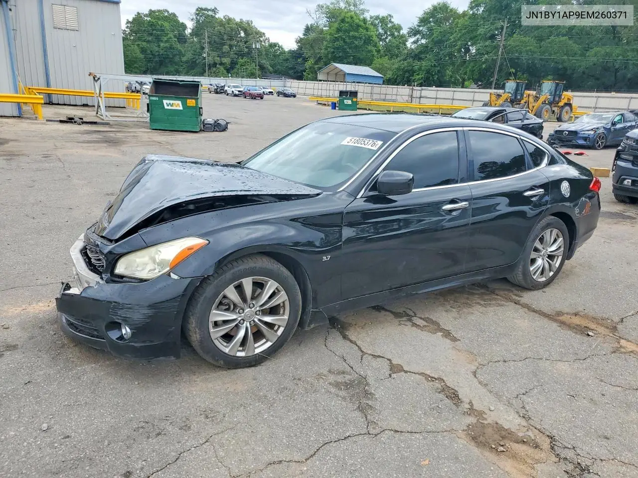2014 Infiniti Q70 3.7 VIN: JN1BY1AP9EM260371 Lot: 51805376
