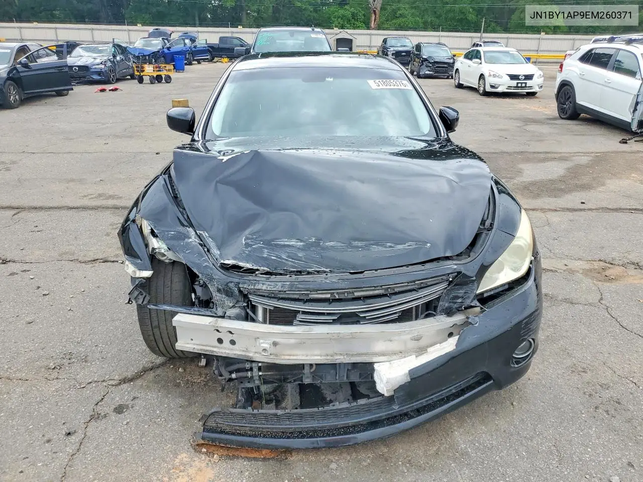 2014 Infiniti Q70 3.7 VIN: JN1BY1AP9EM260371 Lot: 51805376