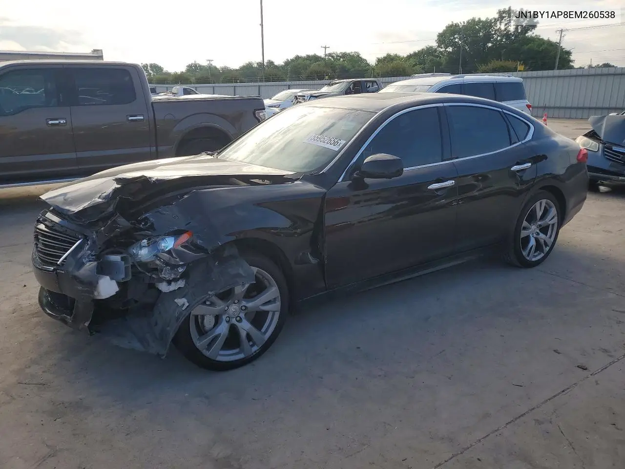 2014 Infiniti Q70 3.7 VIN: JN1BY1AP8EM260538 Lot: 55952656