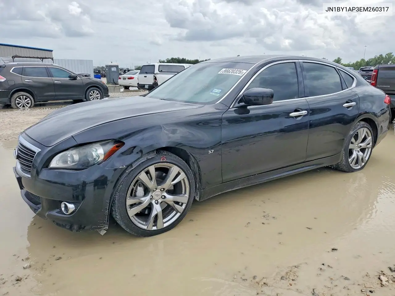 2014 Infiniti Q70 3.7 VIN: JN1BY1AP3EM260317 Lot: 56620326