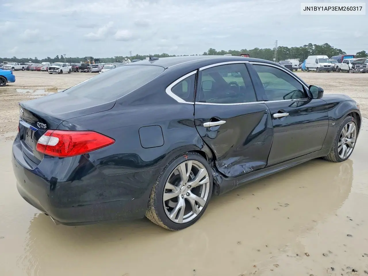 2014 Infiniti Q70 3.7 VIN: JN1BY1AP3EM260317 Lot: 56620326