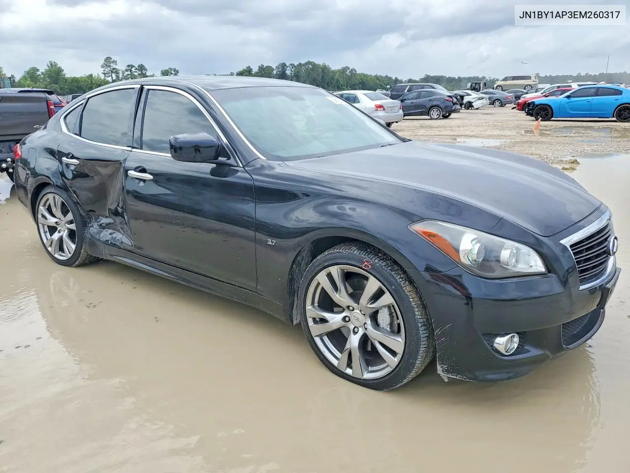2014 Infiniti Q70 3.7 VIN: JN1BY1AP3EM260317 Lot: 56620326