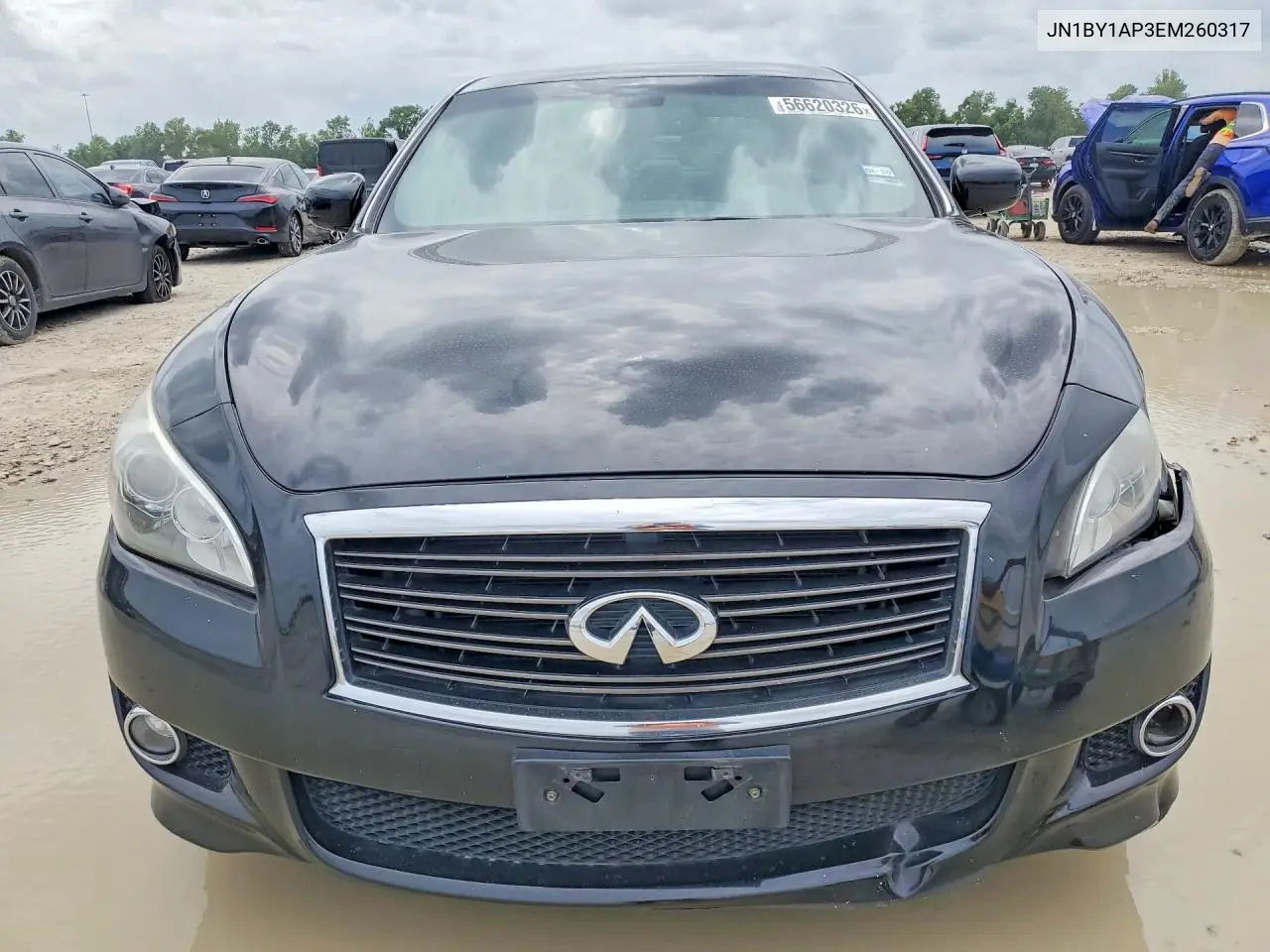 2014 Infiniti Q70 3.7 VIN: JN1BY1AP3EM260317 Lot: 56620326