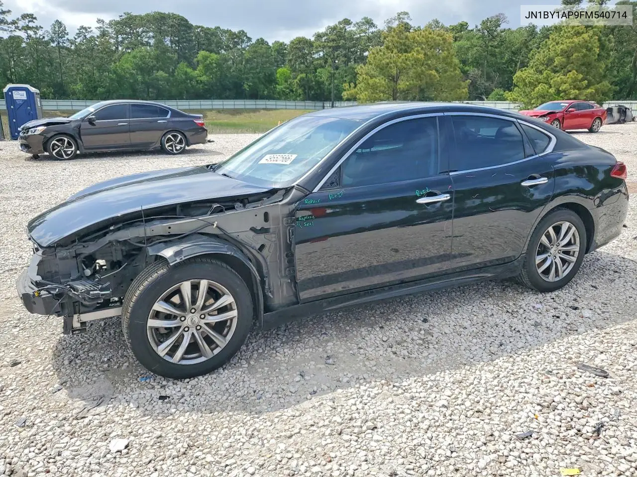 2015 Infiniti Q70 3.7 VIN: JN1BY1AP9FM540714 Lot: 49552566
