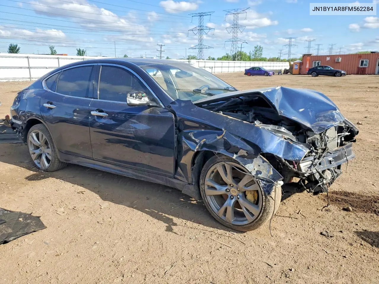 2015 Infiniti Q70 3.7 VIN: JN1BY1AR8FM562284 Lot: 52421026