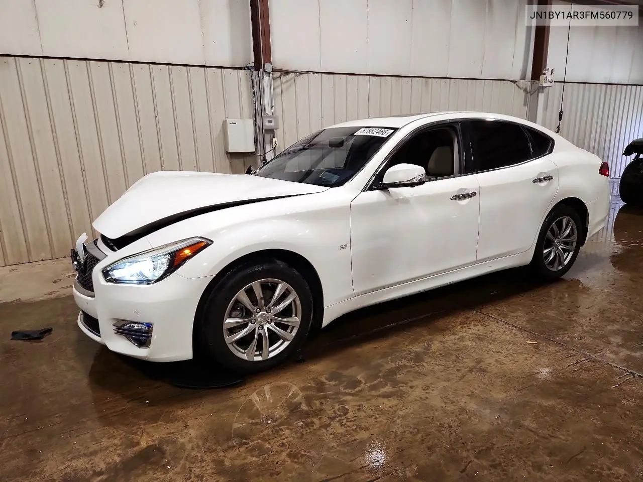 2015 Infiniti Q70 3.7 VIN: JN1BY1AR3FM560779 Lot: 57862466