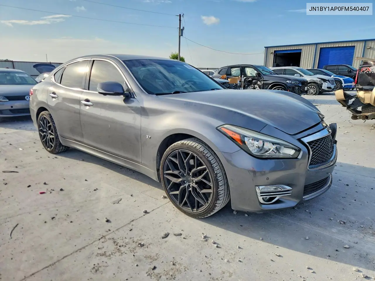 2015 Infiniti Q70 3.7 VIN: JN1BY1AP0FM540407 Lot: 58000186