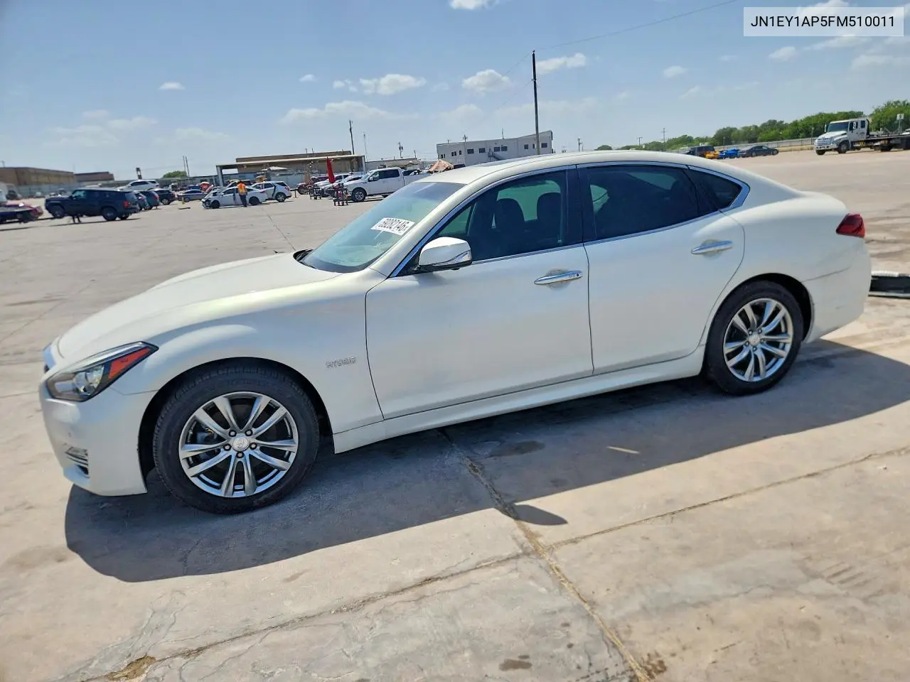 2015 Infiniti Q70 Hybrid VIN: JN1EY1AP5FM510011 Lot: 59282146
