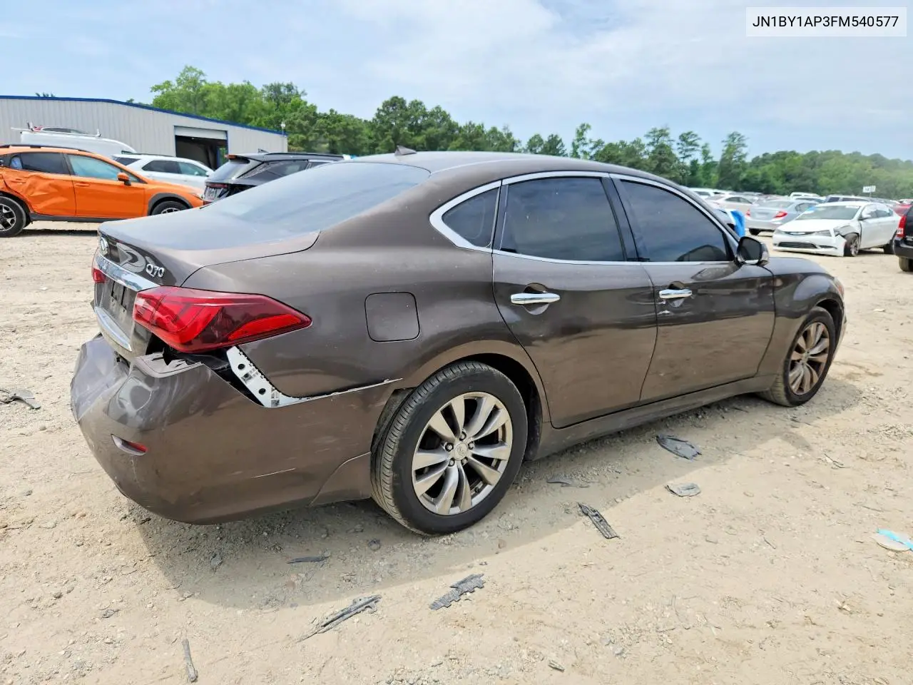 2015 Infiniti Q70 3.7 VIN: JN1BY1AP3FM540577 Lot: 59670096