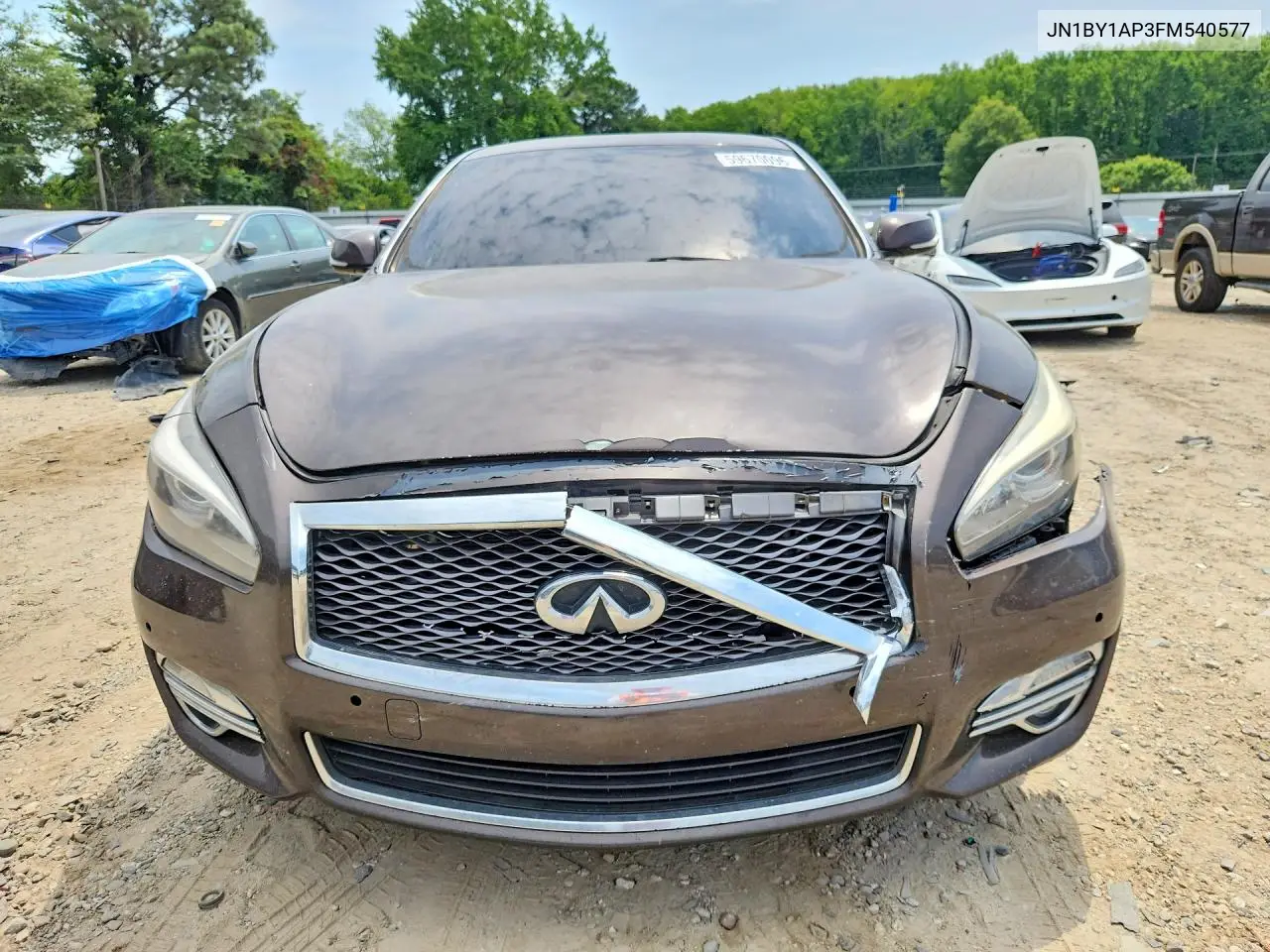 2015 Infiniti Q70 3.7 VIN: JN1BY1AP3FM540577 Lot: 59670096