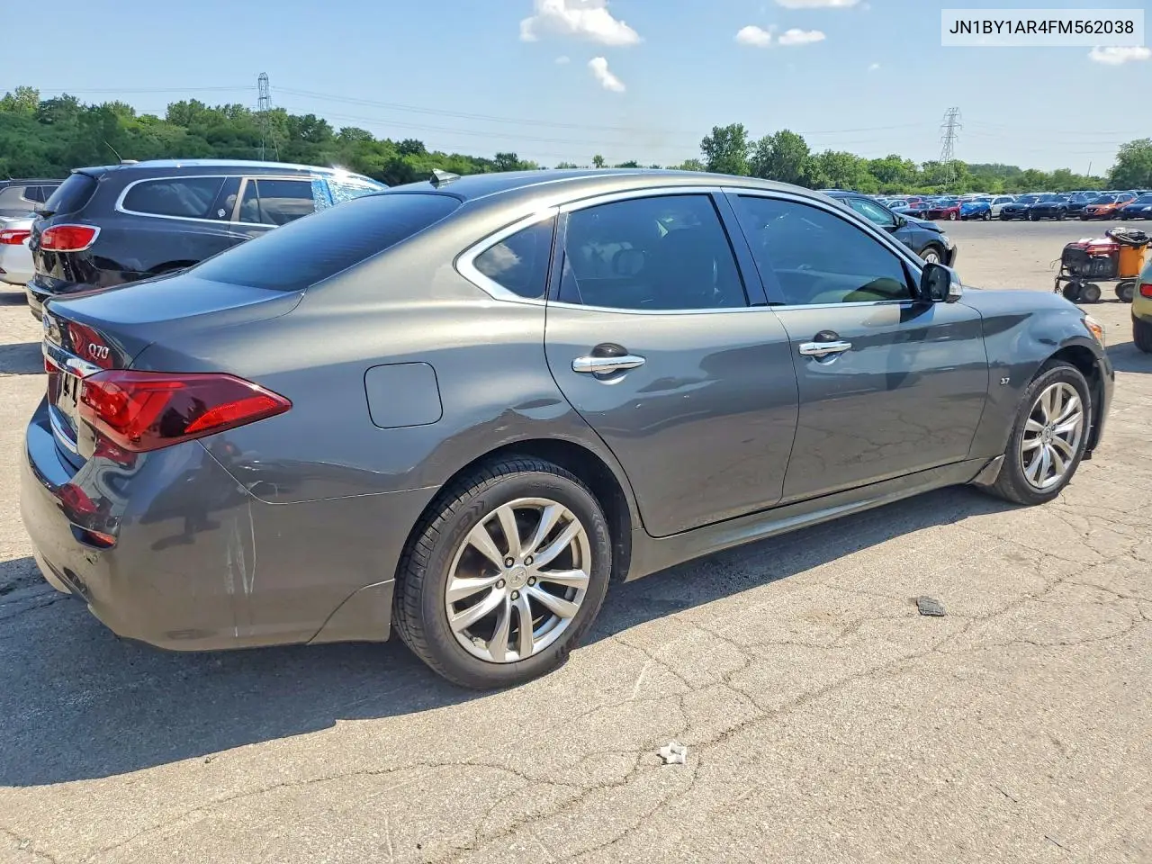 2015 Infiniti Q70 3.7 VIN: JN1BY1AR4FM562038 Lot: 59842566