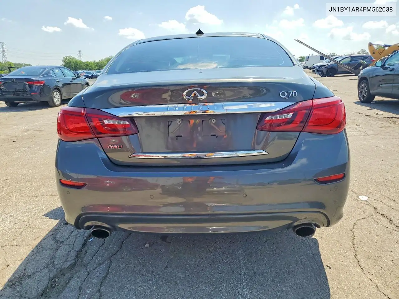 2015 Infiniti Q70 3.7 VIN: JN1BY1AR4FM562038 Lot: 59842566
