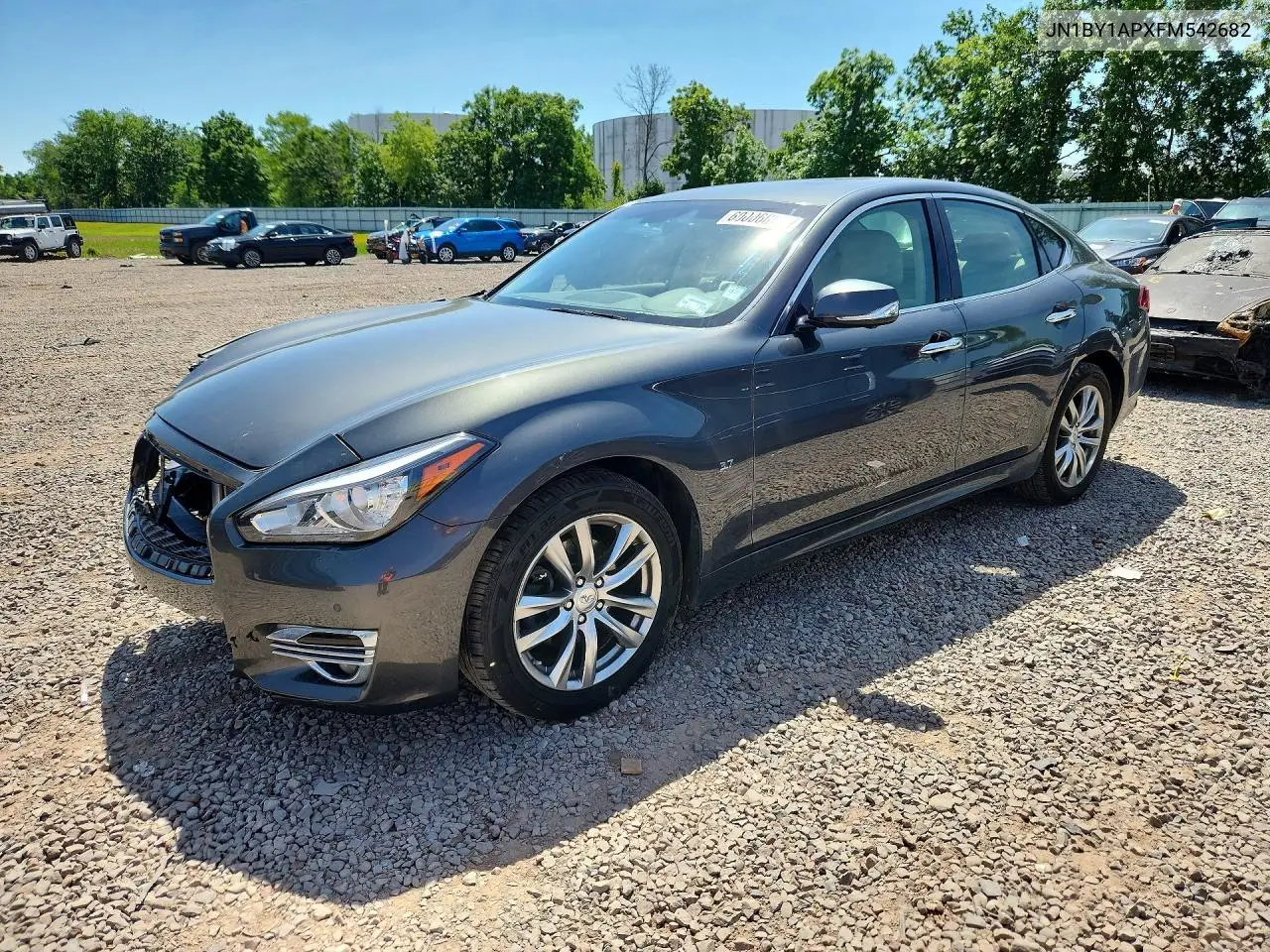 2015 Infiniti Q70 3.7 VIN: JN1BY1APXFM542682 Lot: 60006086