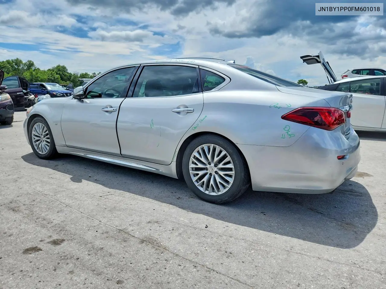 2015 Infiniti Q70L 3.7 VIN: JN1BY1PP0FM601018 Lot: 61064906