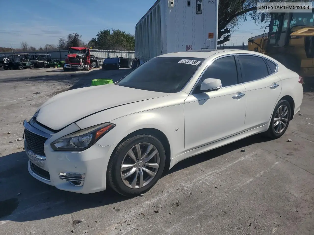 2015 Infiniti Q70 3.7 VIN: JN1BY1AP1FM542053 Lot: 75622035