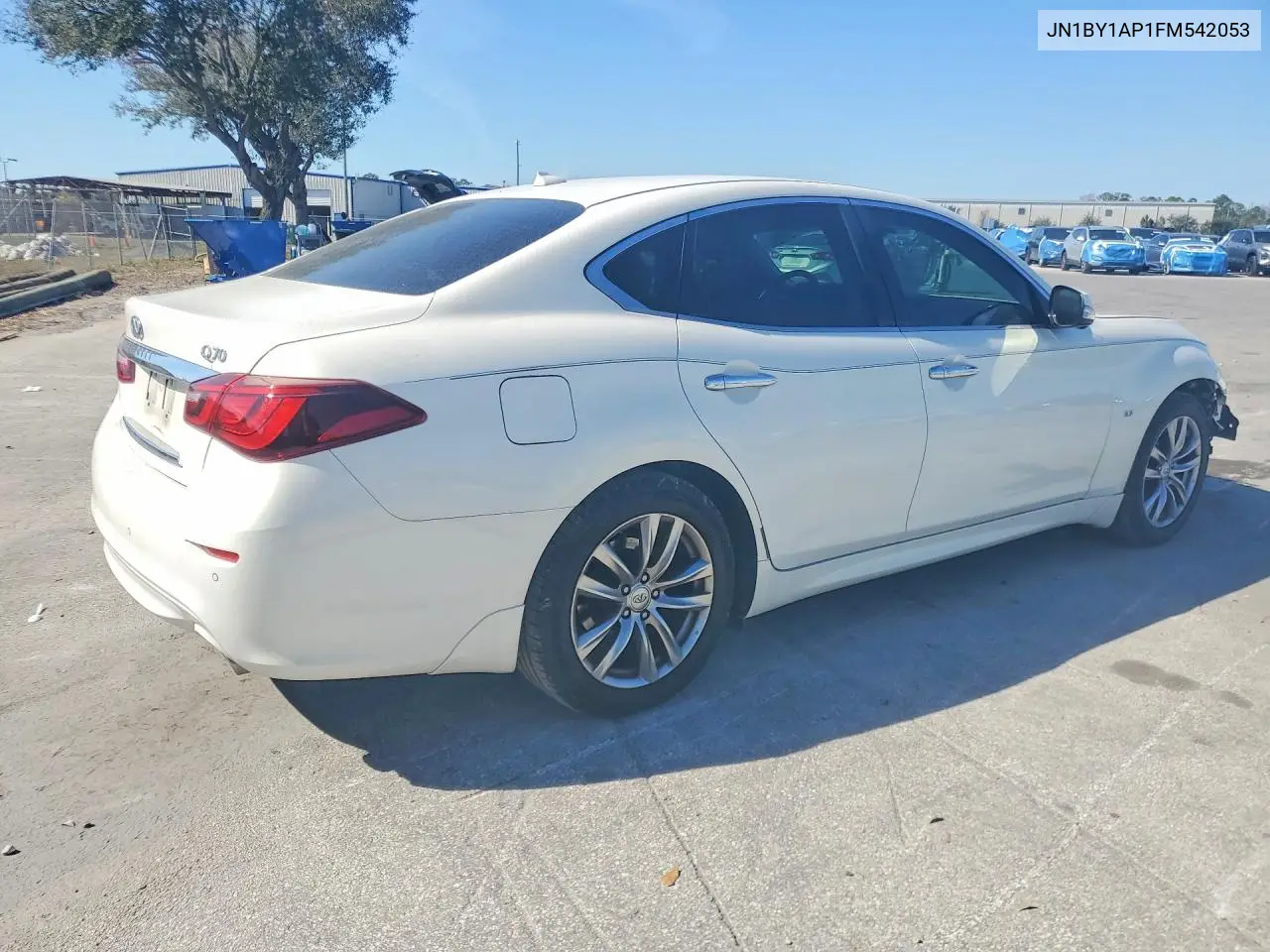 2015 Infiniti Q70 3.7 VIN: JN1BY1AP1FM542053 Lot: 75622035