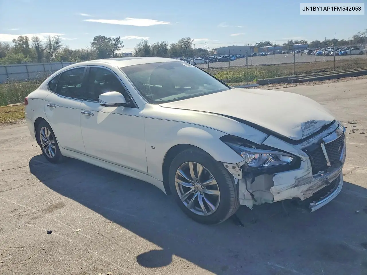 2015 Infiniti Q70 3.7 VIN: JN1BY1AP1FM542053 Lot: 75622035