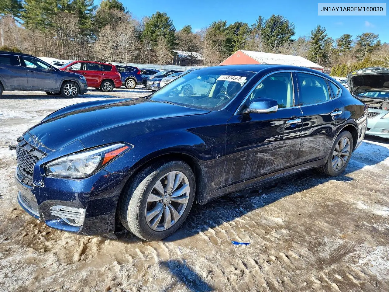 2015 Infiniti Q70 5.6 VIN: JN1AY1AR0FM160030 Lot: 76324665