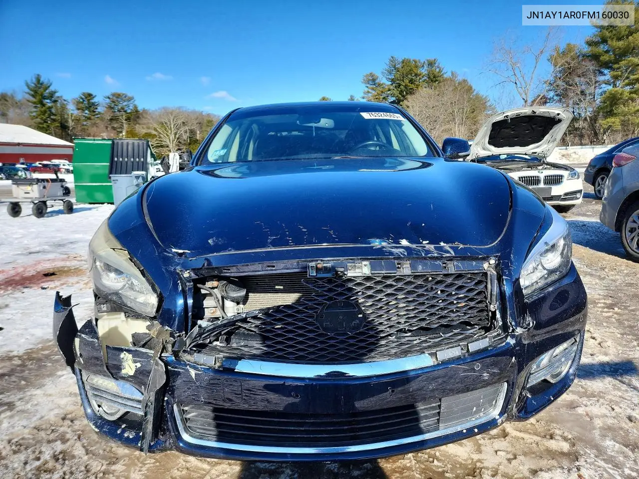 2015 Infiniti Q70 5.6 VIN: JN1AY1AR0FM160030 Lot: 76324665