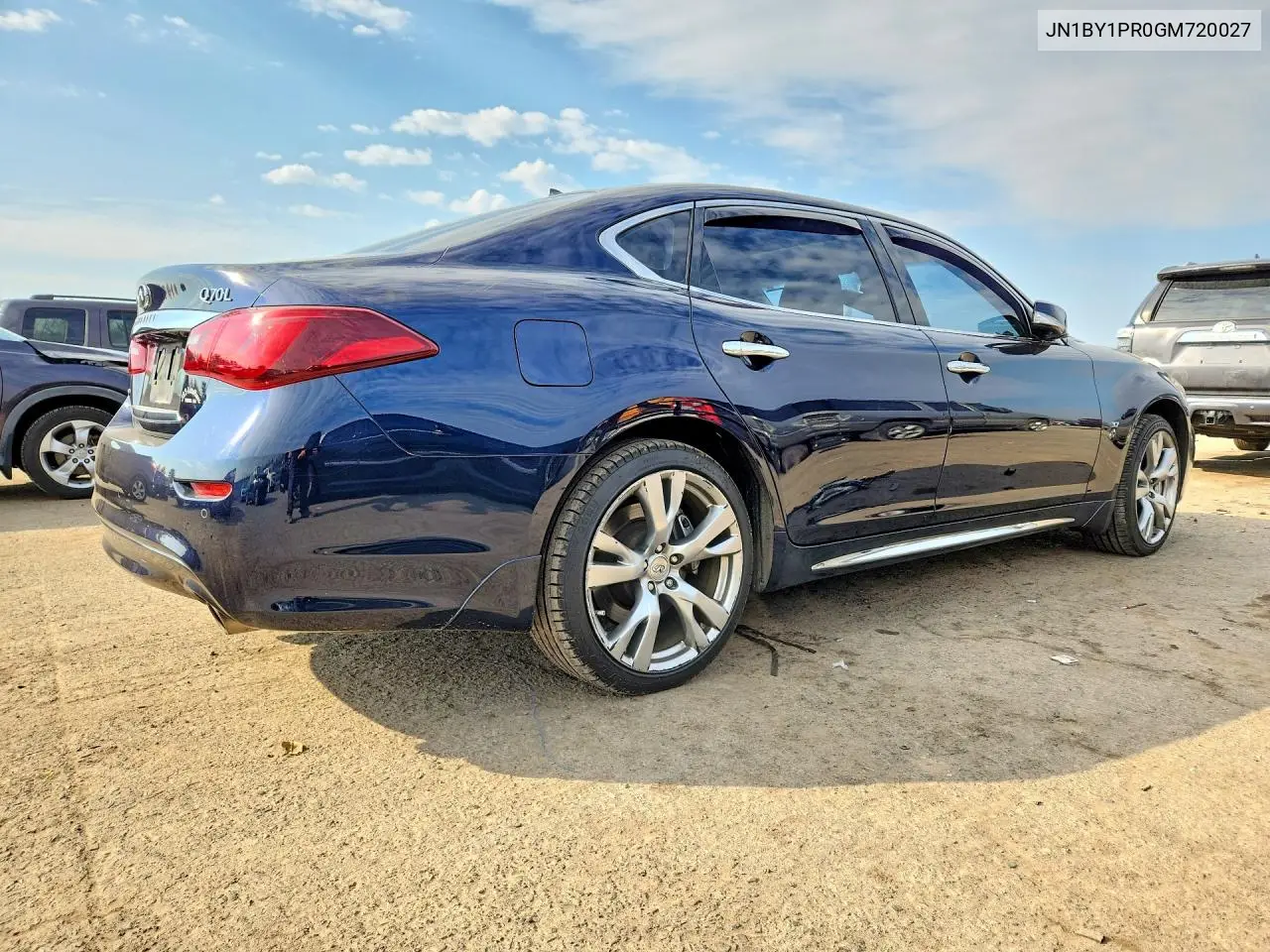 2016 Infiniti Q70L 3.7 VIN: JN1BY1PR0GM720027 Lot: 46747236