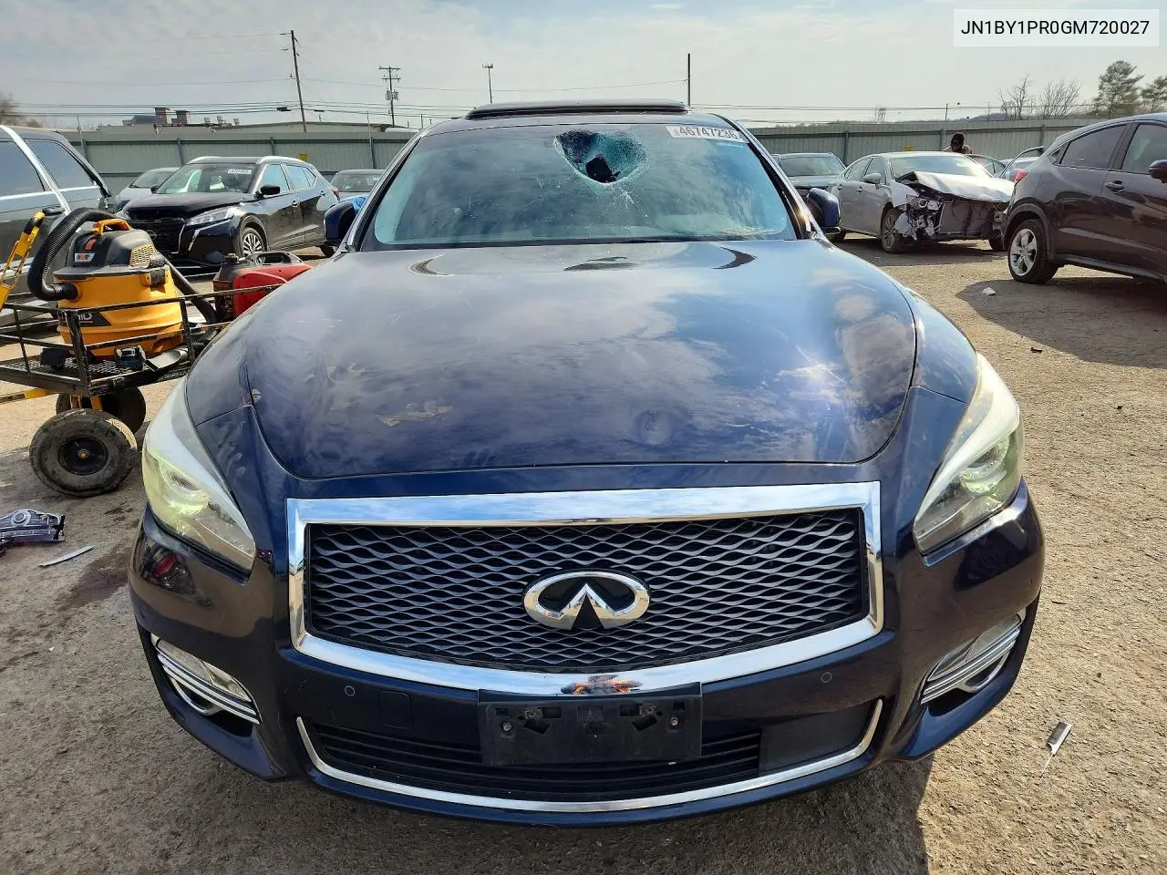 2016 Infiniti Q70L 3.7 VIN: JN1BY1PR0GM720027 Lot: 46747236