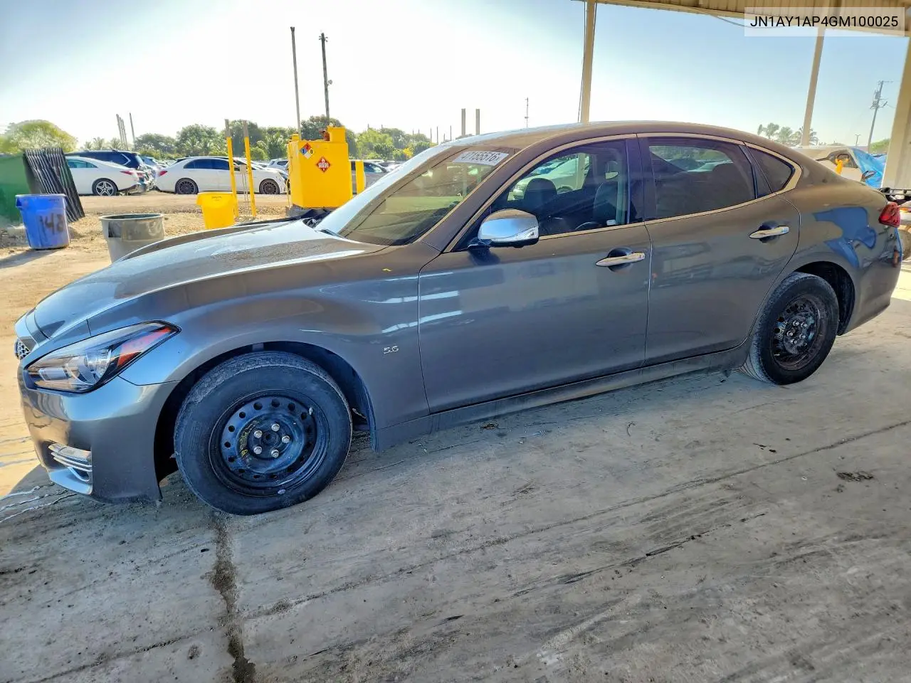 2016 Infiniti Q70 5.6 VIN: JN1AY1AP4GM100025 Lot: 47155516