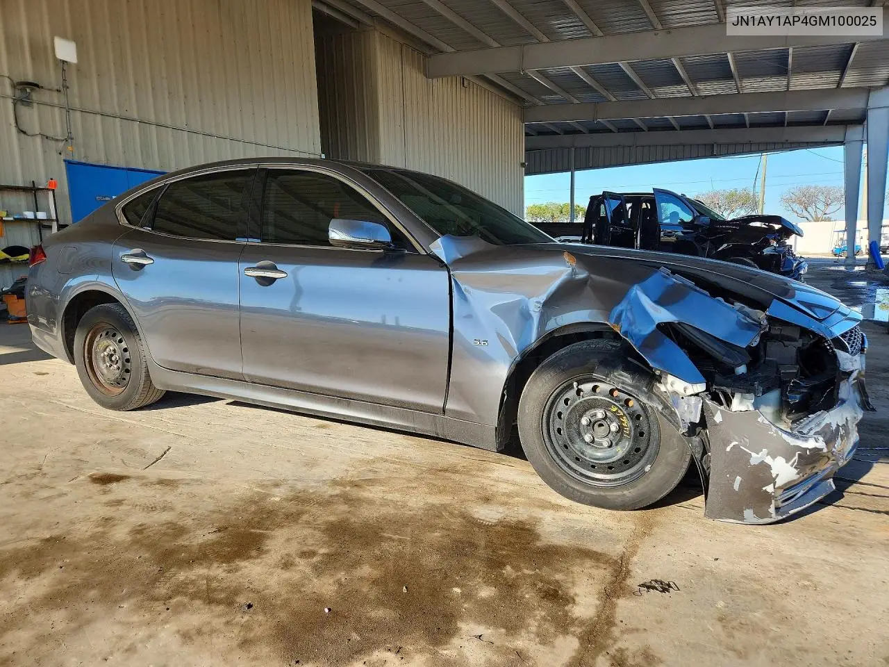 2016 Infiniti Q70 5.6 VIN: JN1AY1AP4GM100025 Lot: 47155516