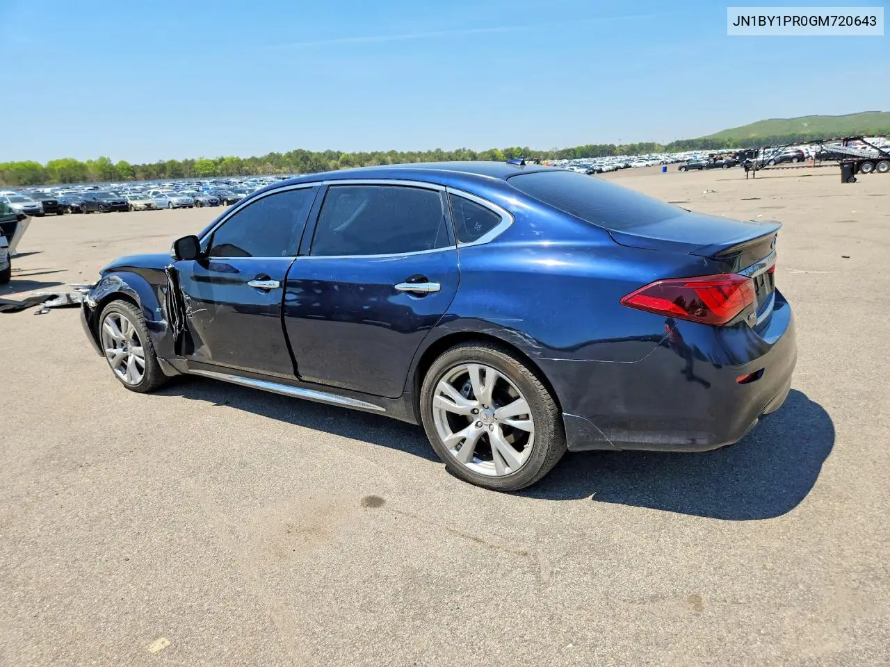 2016 Infiniti Q70L 3.7 VIN: JN1BY1PR0GM720643 Lot: 52996496