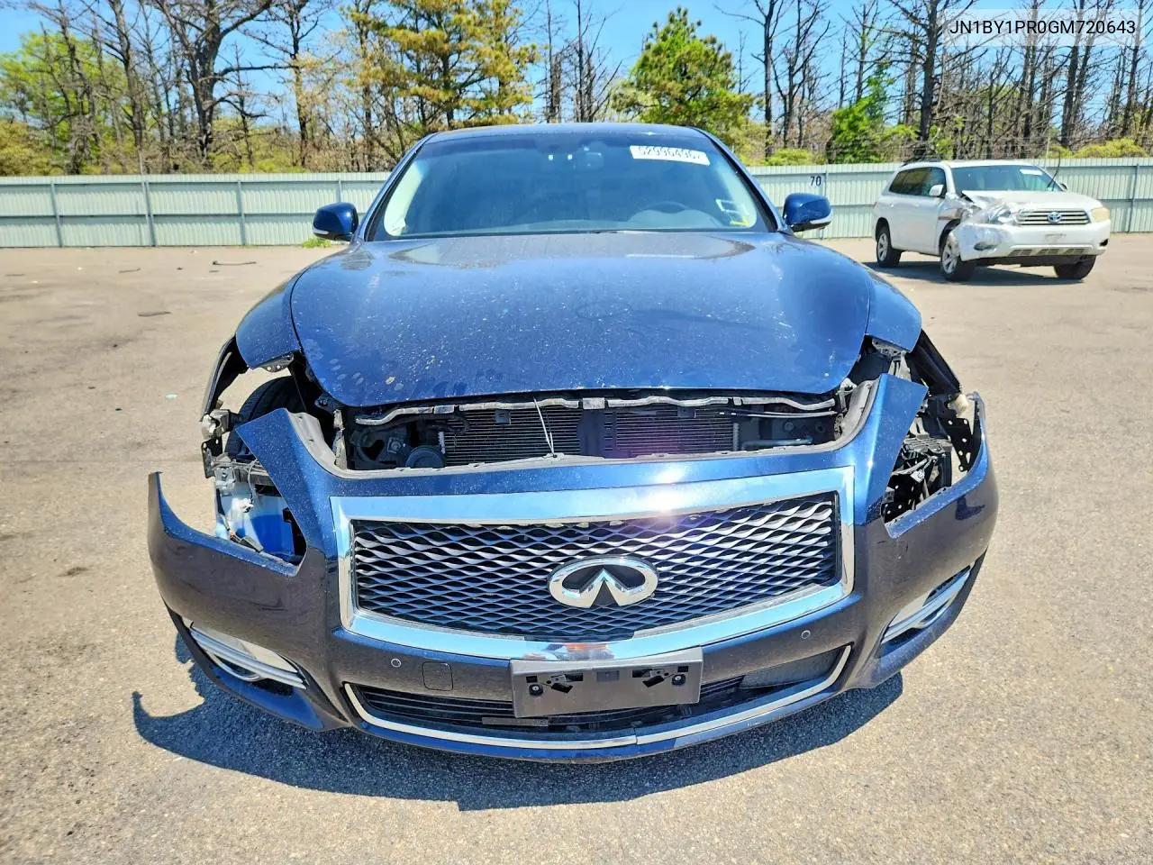 2016 Infiniti Q70L 3.7 VIN: JN1BY1PR0GM720643 Lot: 52996496