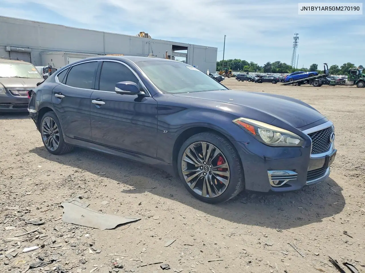 2016 Infiniti Q70 3.7 VIN: JN1BY1AR5GM270190 Lot: 56367636