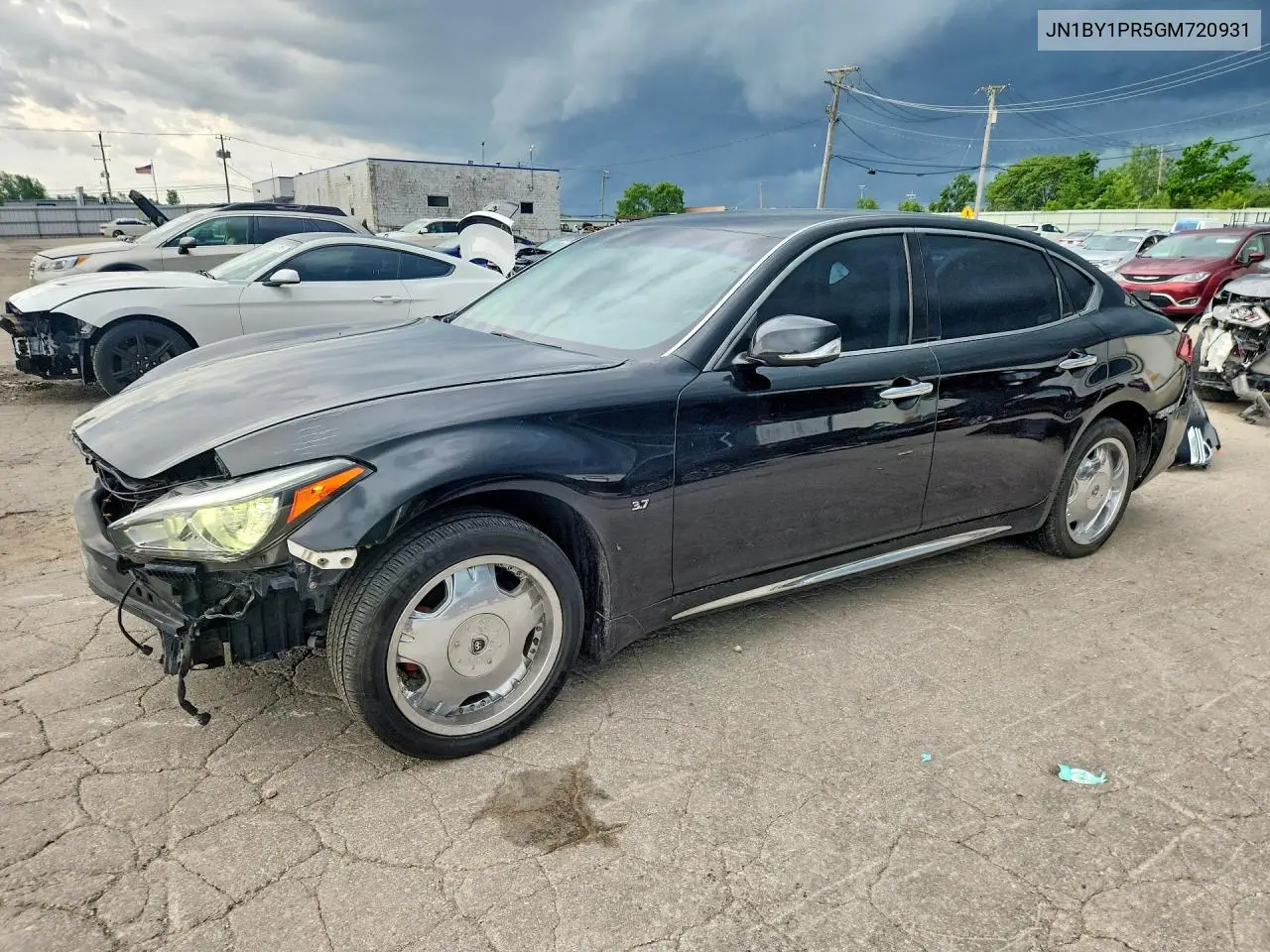 2016 Infiniti Q70L 3.7 VIN: JN1BY1PR5GM720931 Lot: 56985016