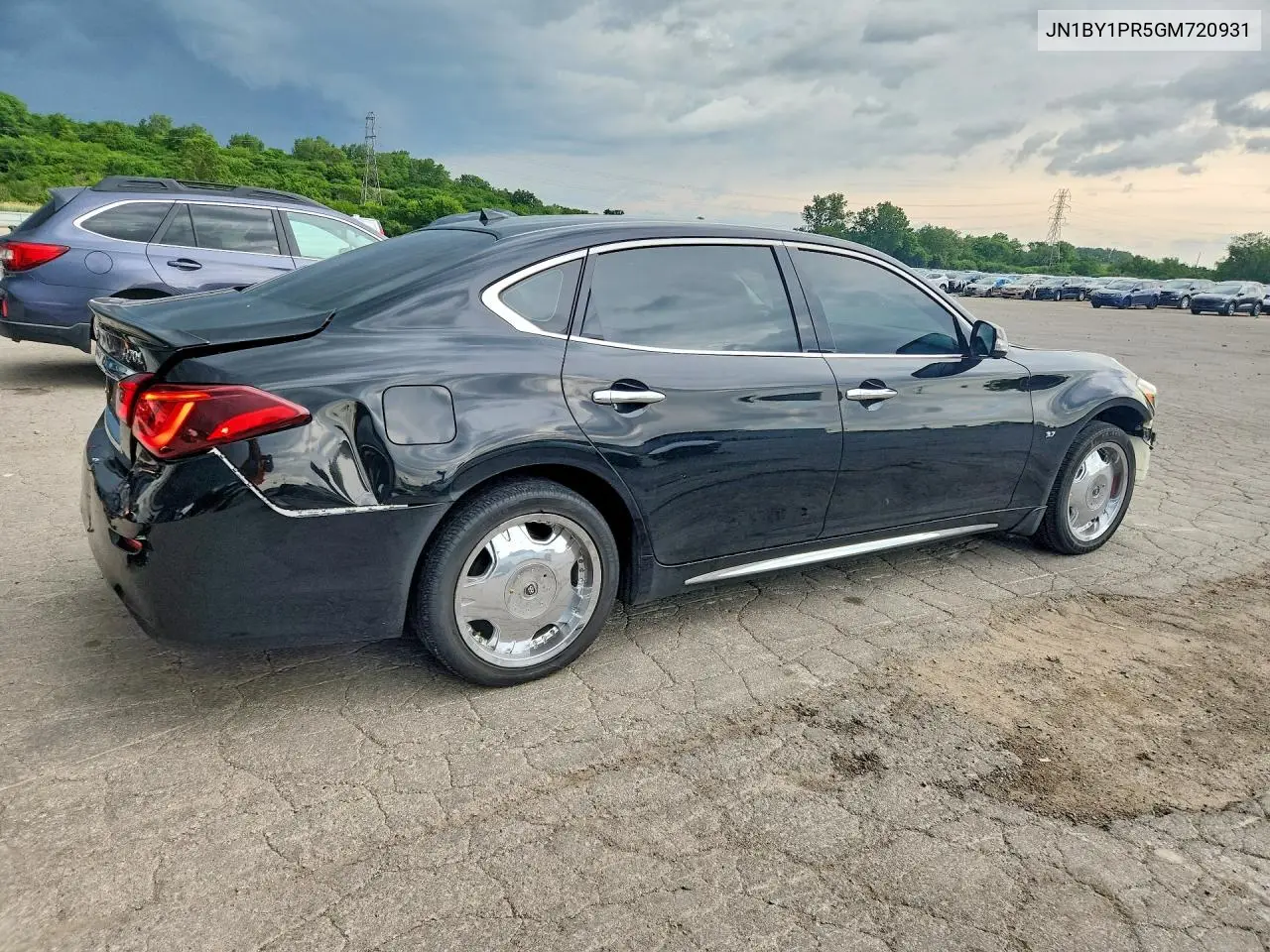 2016 Infiniti Q70L 3.7 VIN: JN1BY1PR5GM720931 Lot: 56985016