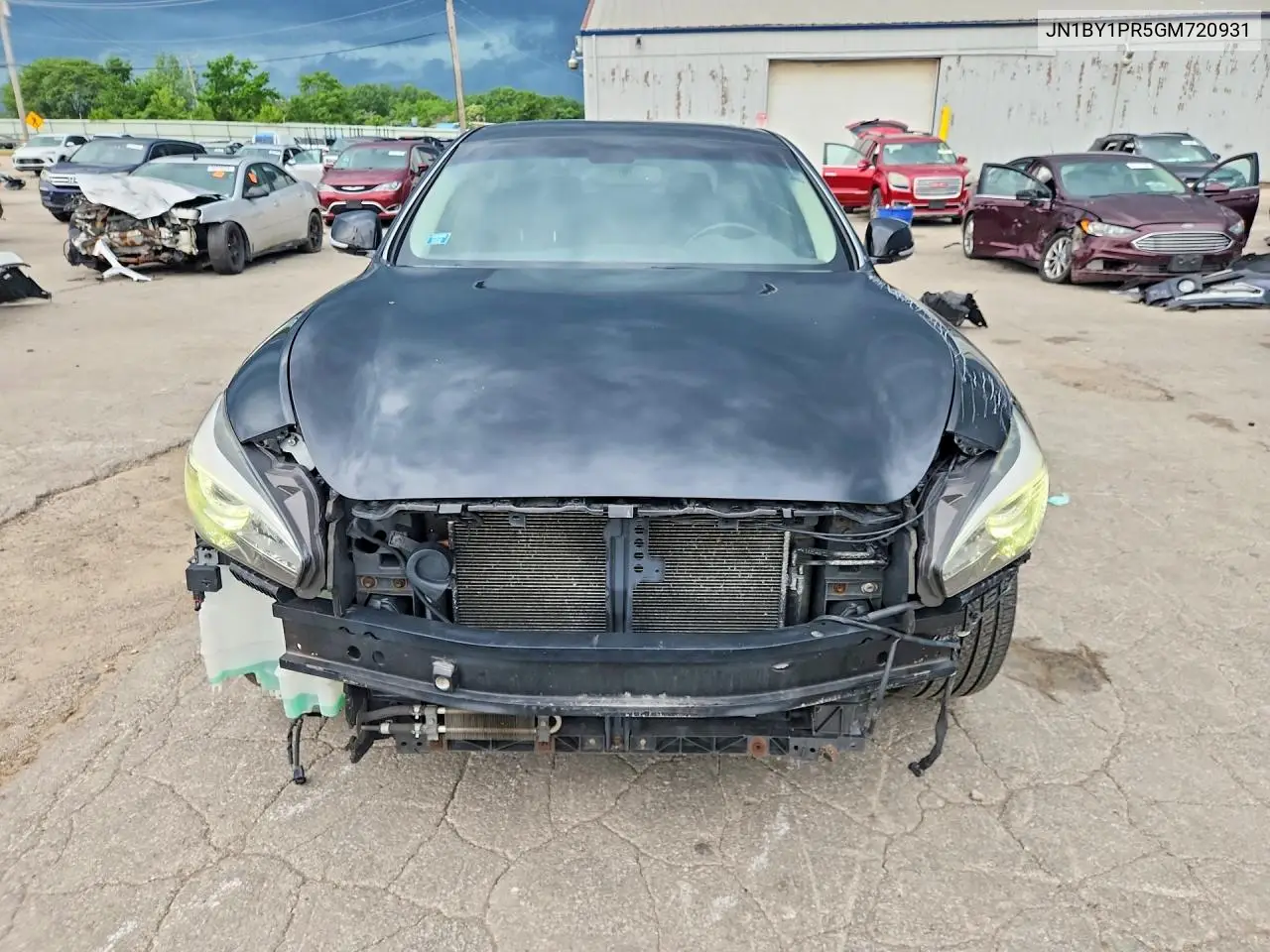2016 Infiniti Q70L 3.7 VIN: JN1BY1PR5GM720931 Lot: 56985016