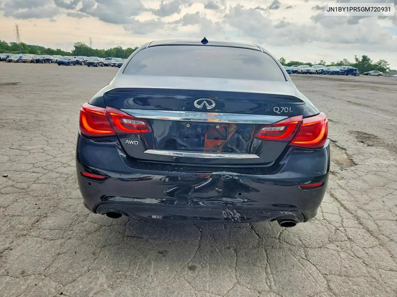 2016 Infiniti Q70L 3.7 VIN: JN1BY1PR5GM720931 Lot: 56985016