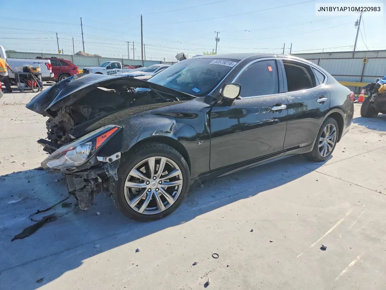 2016 Infiniti Q70 3.7 VIN: JN1BY1AP1GM220983 Lot: 60579216
