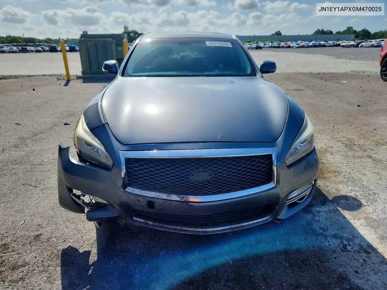 2016 Infiniti Q70 Hybrid VIN: JN1EY1APXGM470025 Lot: 62210536