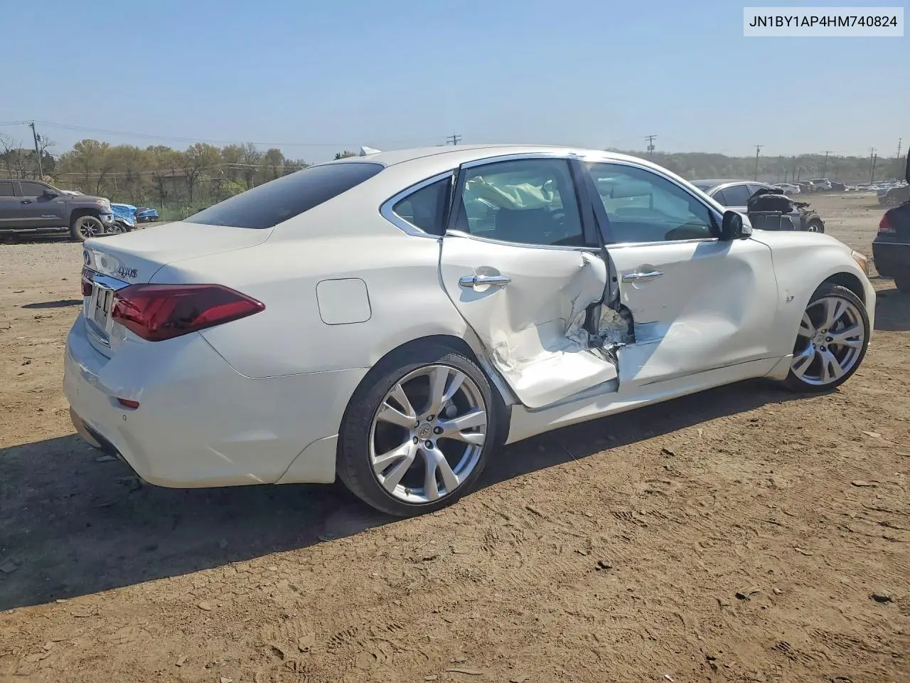 2017 Infiniti Q70 3.7 VIN: JN1BY1AP4HM740824 Lot: 49572726