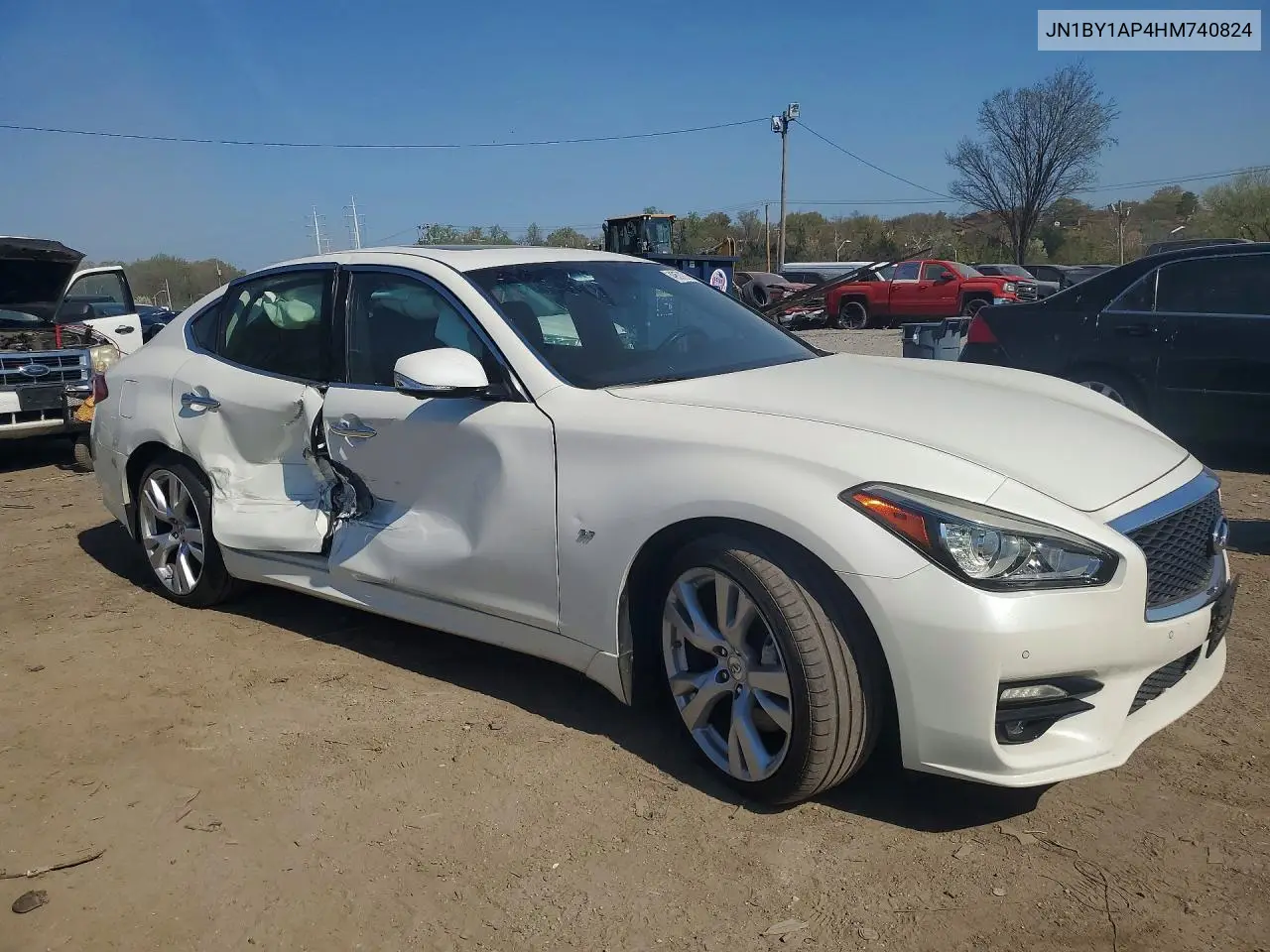 2017 Infiniti Q70 3.7 VIN: JN1BY1AP4HM740824 Lot: 49572726