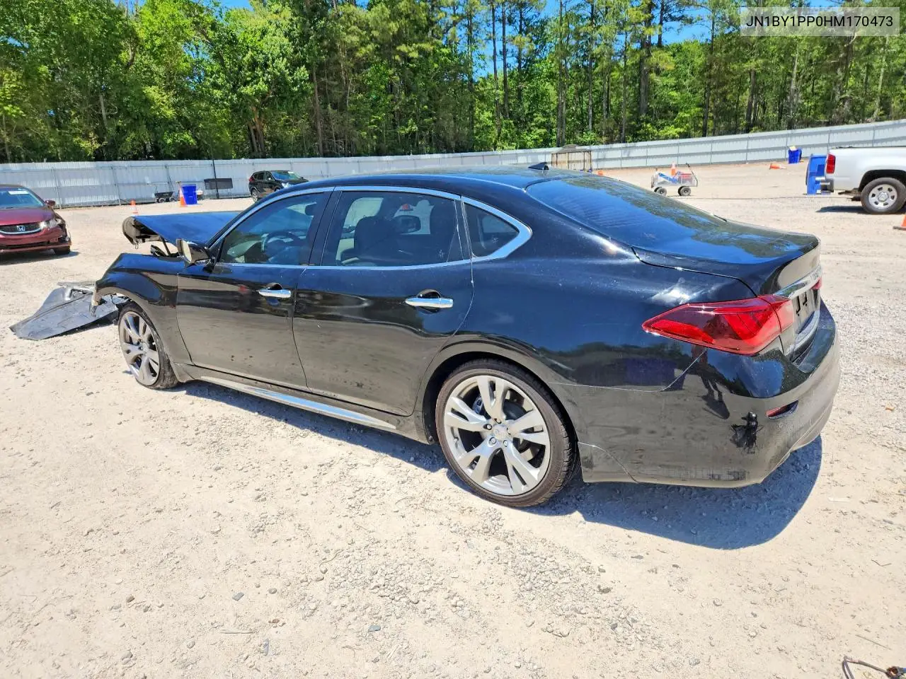 2017 Infiniti Q70L 3.7 VIN: JN1BY1PP0HM170473 Lot: 53981956