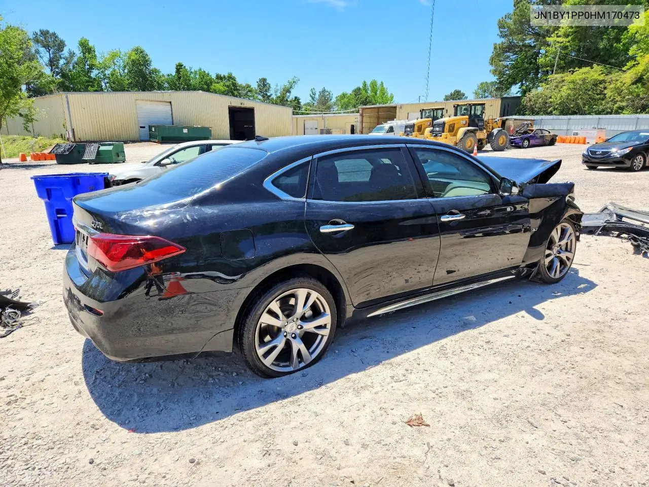 2017 Infiniti Q70L 3.7 VIN: JN1BY1PP0HM170473 Lot: 53981956