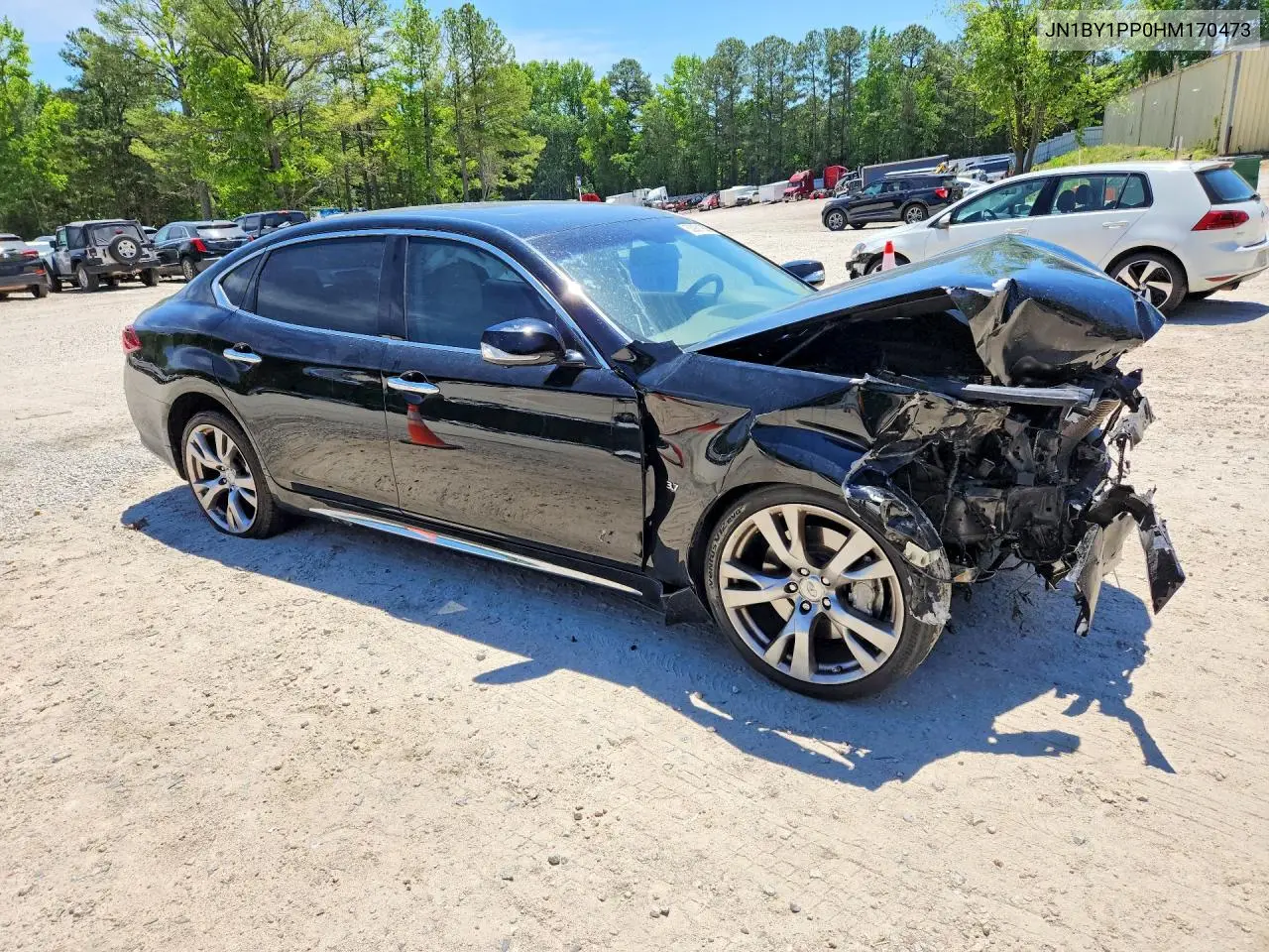 2017 Infiniti Q70L 3.7 VIN: JN1BY1PP0HM170473 Lot: 53981956