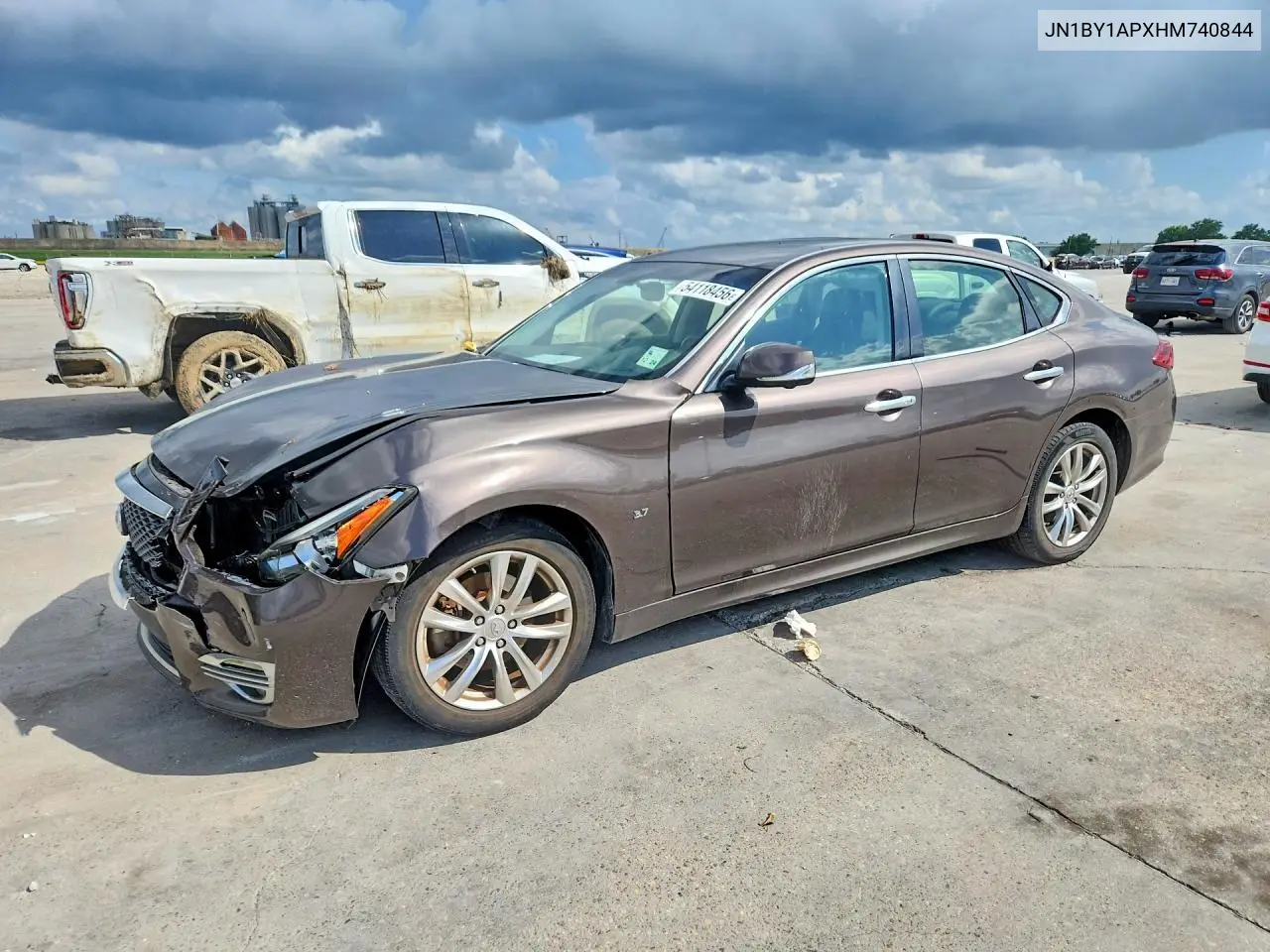 2017 Infiniti Q70 3.7 VIN: JN1BY1APXHM740844 Lot: 54118456