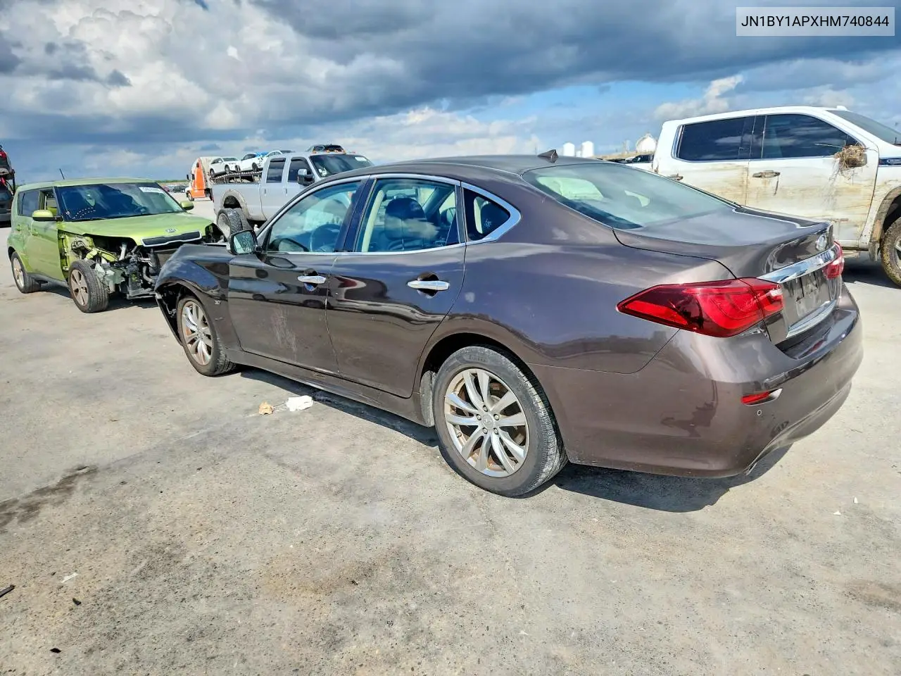 2017 Infiniti Q70 3.7 VIN: JN1BY1APXHM740844 Lot: 54118456