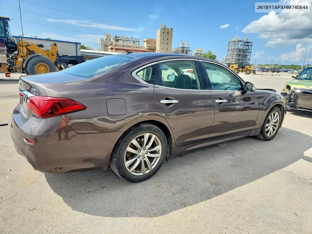 2017 Infiniti Q70 3.7 VIN: JN1BY1APXHM740844 Lot: 54118456
