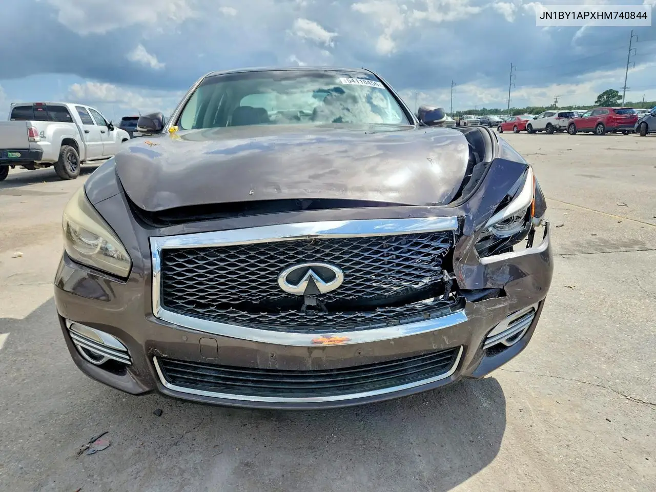 2017 Infiniti Q70 3.7 VIN: JN1BY1APXHM740844 Lot: 54118456