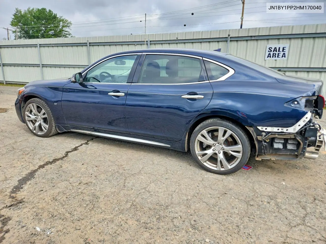 2017 Infiniti Q70L 3.7 VIN: JN1BY1PP2HM170040 Lot: 57666246