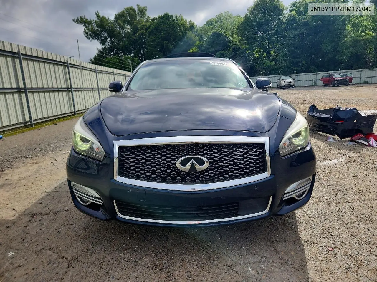 2017 Infiniti Q70L 3.7 VIN: JN1BY1PP2HM170040 Lot: 57666246