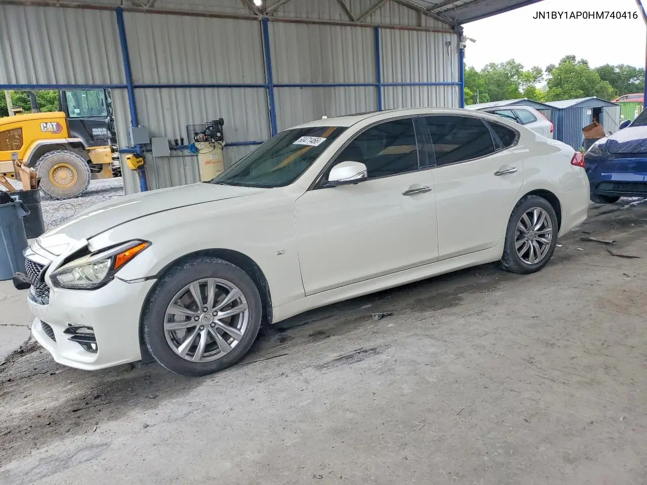 2017 Infiniti Q70 3.7 VIN: JN1BY1AP0HM740416 Lot: 60471466
