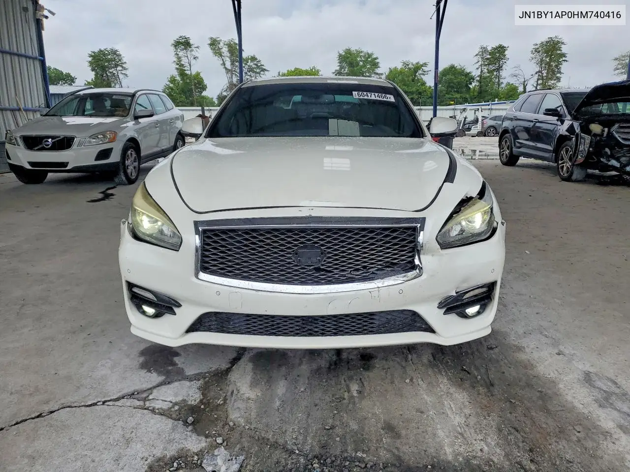 2017 Infiniti Q70 3.7 VIN: JN1BY1AP0HM740416 Lot: 60471466