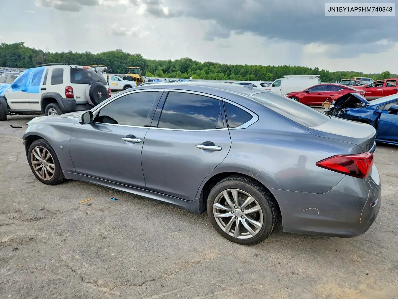2017 Infiniti Q70 3.7 VIN: JN1BY1AP9HM740348 Lot: 60813636